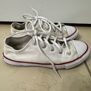 Kids Classic Converse White Sneakers